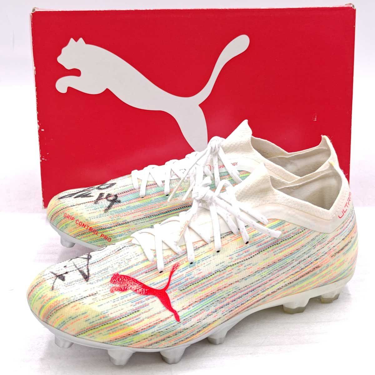 プーマ ウルトラ 1.2 HG サッカースパイク 伊東純也 直筆サイン入り