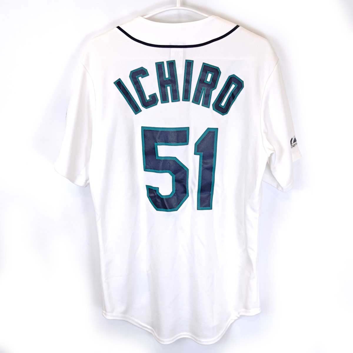 マジェスティック シアトル マリナーズ ＃51 イチロー ユニフォーム S