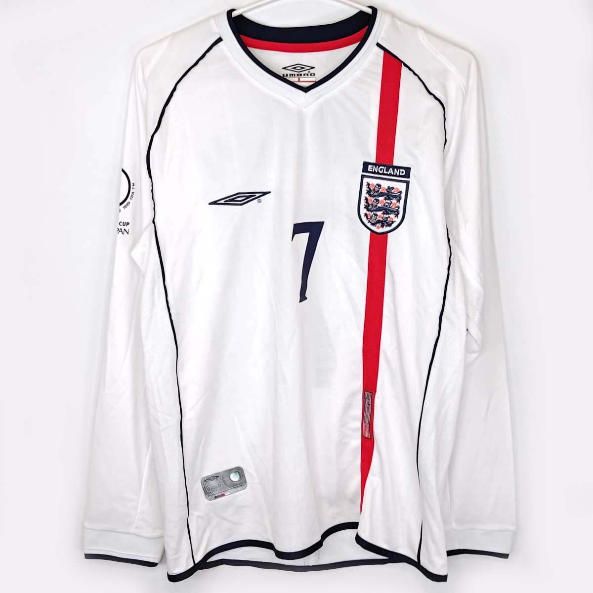 未使用】アンブロ サッカーイングランド代表 ＃7 デビッド・ベッカム