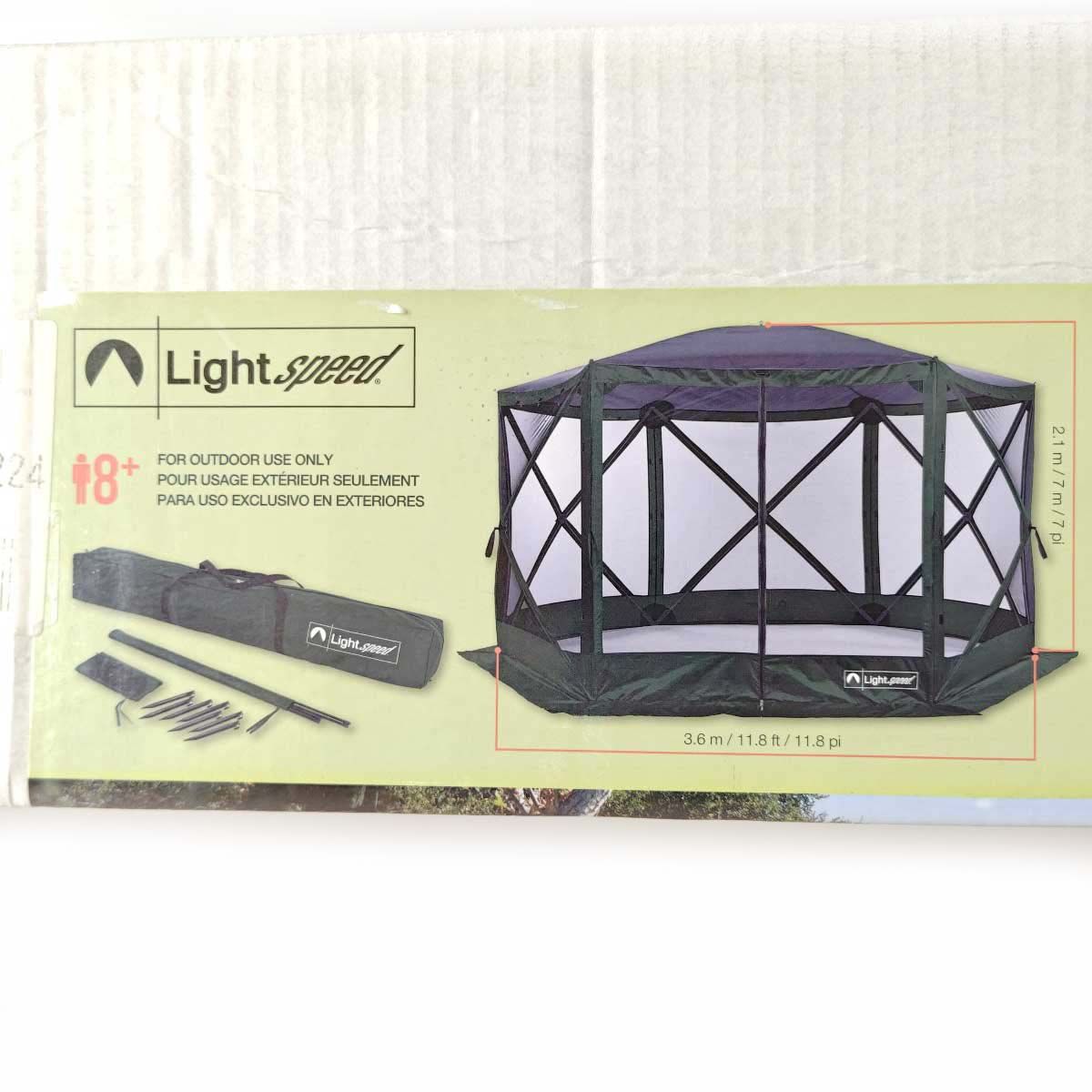 新品未開封 タープテント Light Speed インスタントスクリーンガゼボ 