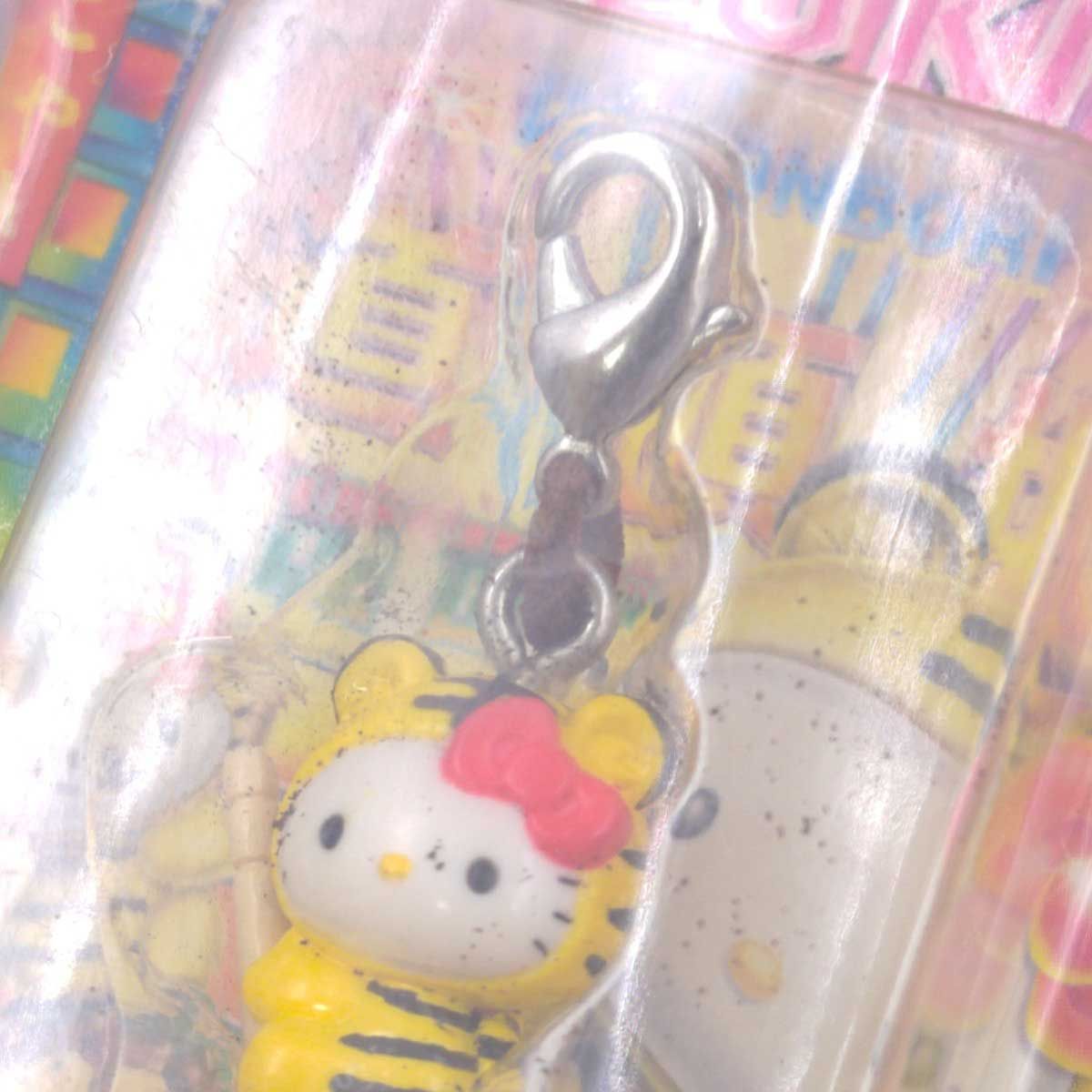 未使用】[100個セット] ハローキティご当地 値付け ほか ストラップ