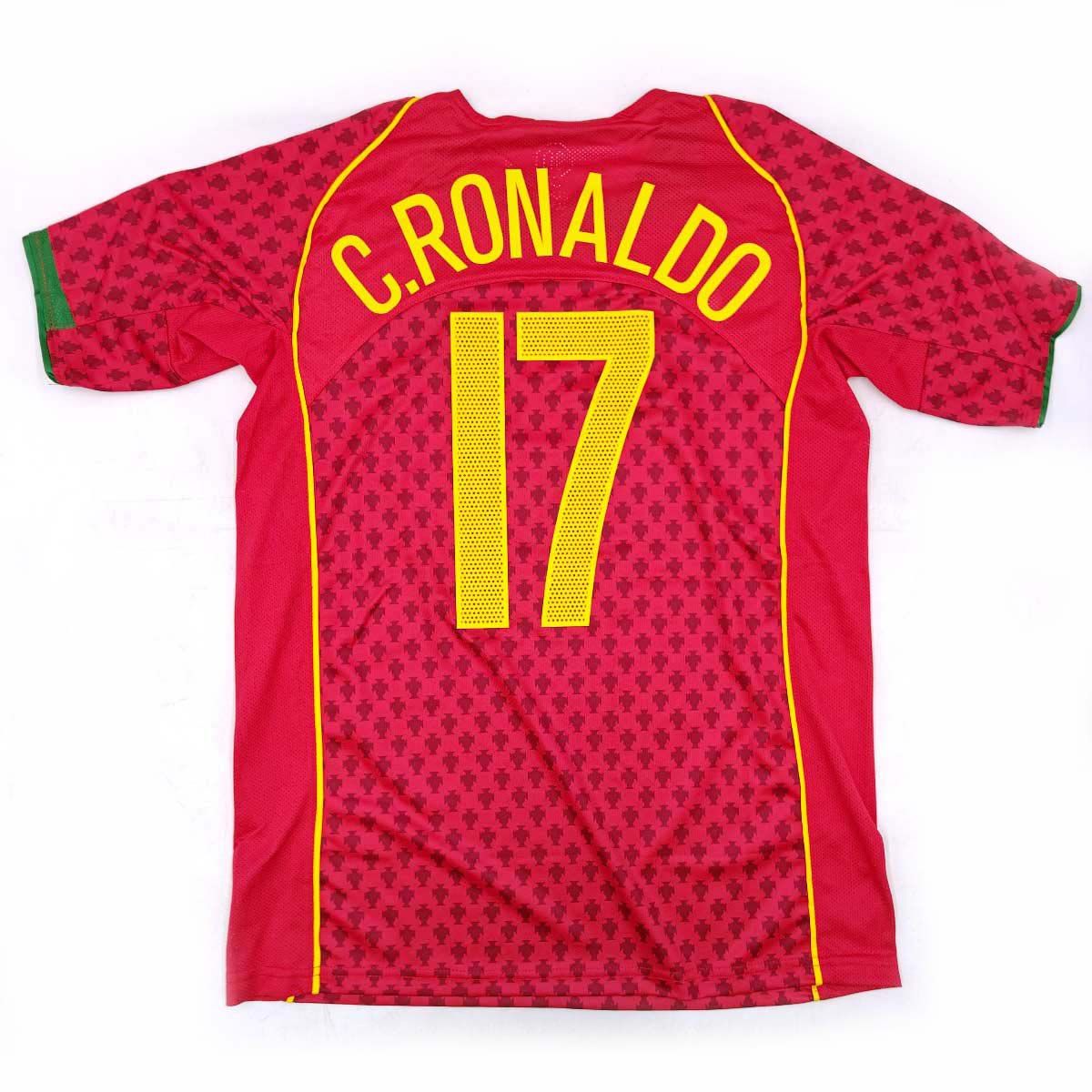 未使用】ナイキ EURO 2004 サッカーポルトガル代表 #17 C.ロナウド