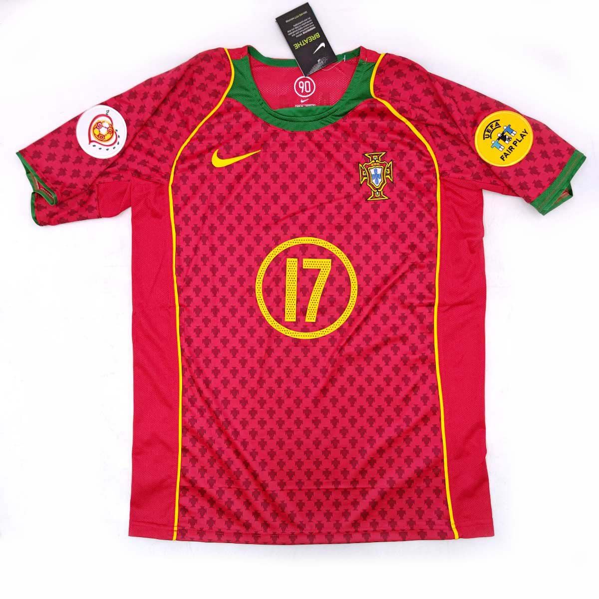 未使用】ナイキ EURO 2004 サッカーポルトガル代表 #17 C.ロナウド