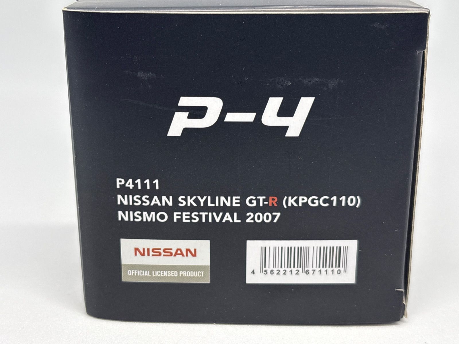 P-4 1/43レジン ニッサン スカイライン GT-R（KPGC110） ニスモ