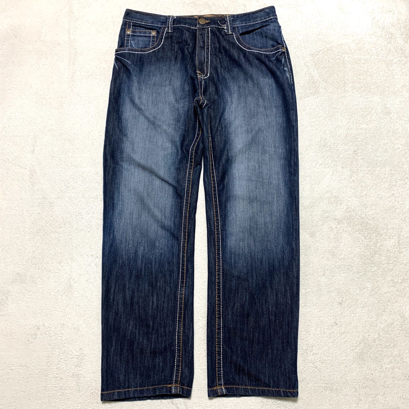 SOUTH POLE デニムパンツ ジーパン ジーンズ ワイド バギー フラップ