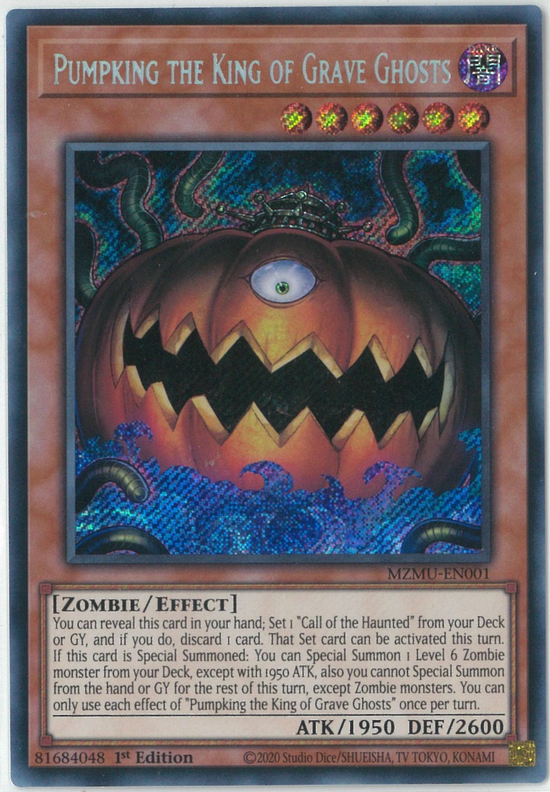 遊戯王/英語版/北米版/Pumpking the King of Grave Ghosts