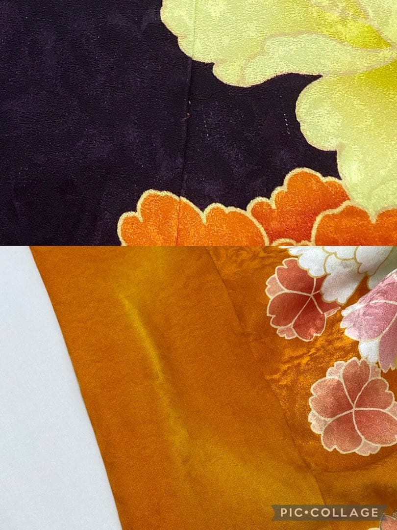振袖 ROLA 刺繍 金彩 紋意匠 牡丹 身丈cm 撥水加工済 MO3491 - メルカリ