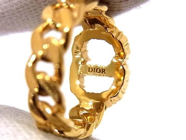 ChristianDior クリスチャンディオール リング 指輪 CDロゴ ゴールド