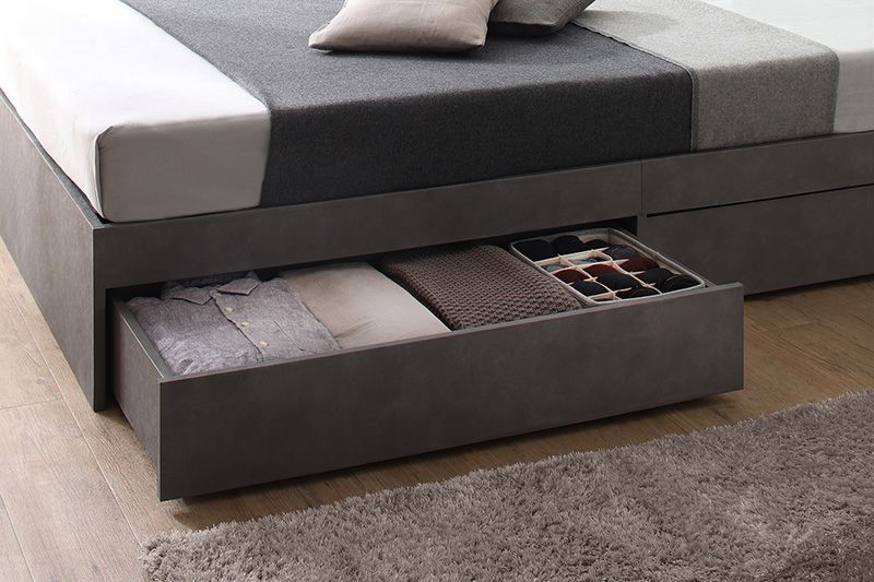 最安値】セミダブルベッド 収納ベッド マットレス付き 新品送料込