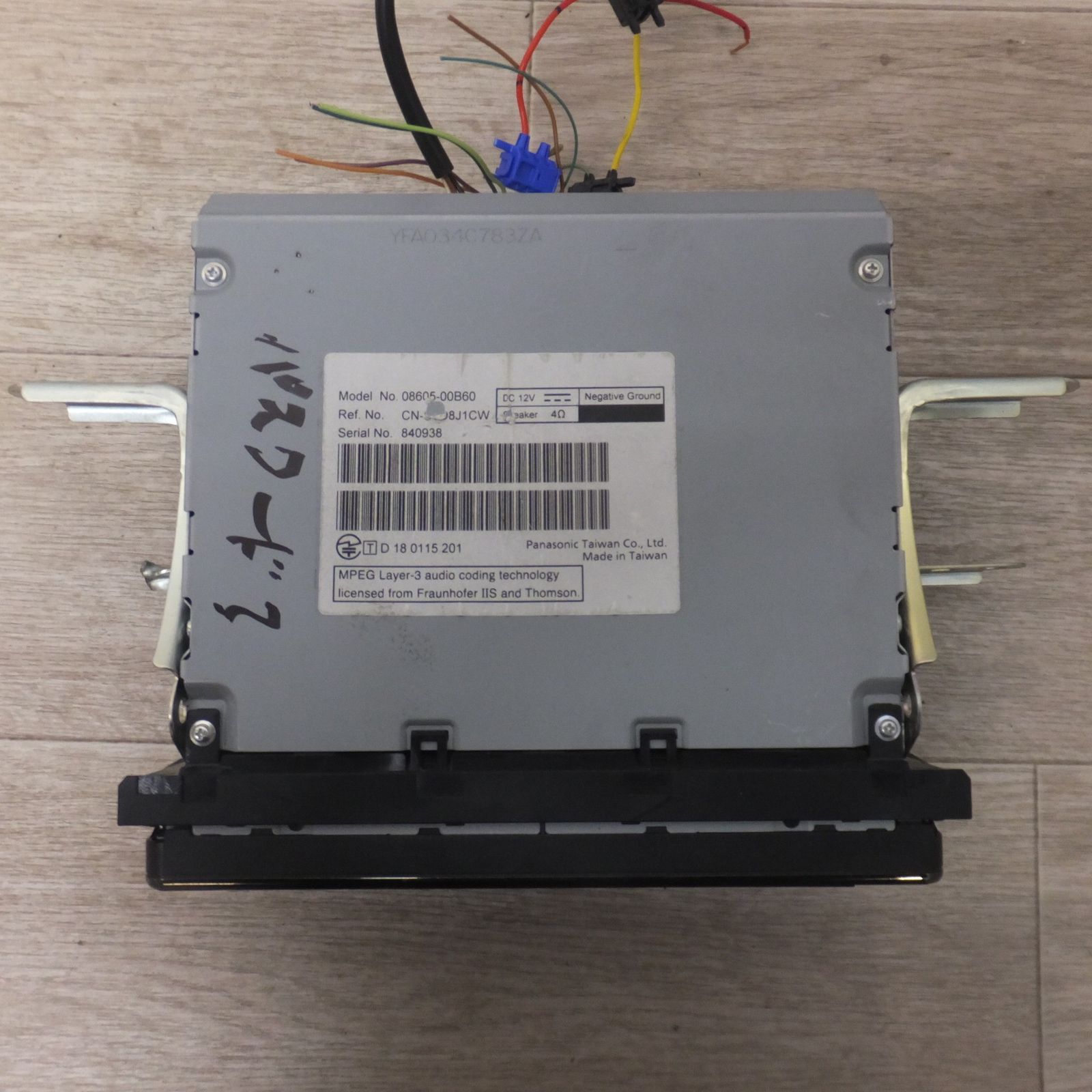 送料無料] ジャンク☆パナソニック製 トヨタ 純正 SDナビゲーション