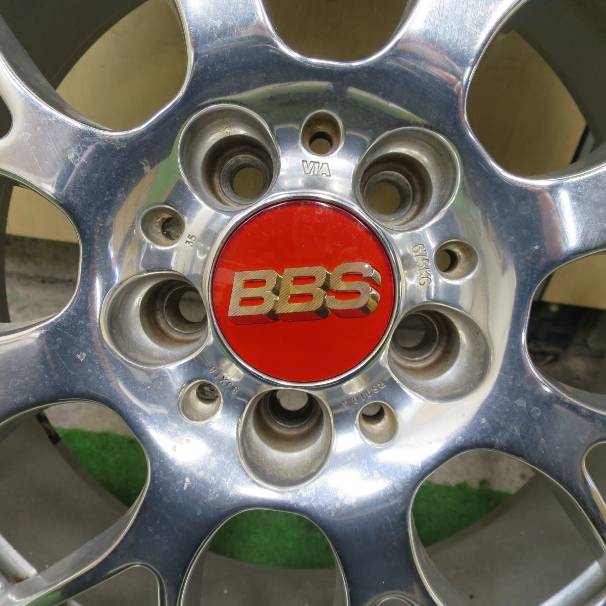 2本価格☆BBS RS910A 245/40R18 ブリヂストン ポテンザ S001 18インチ 