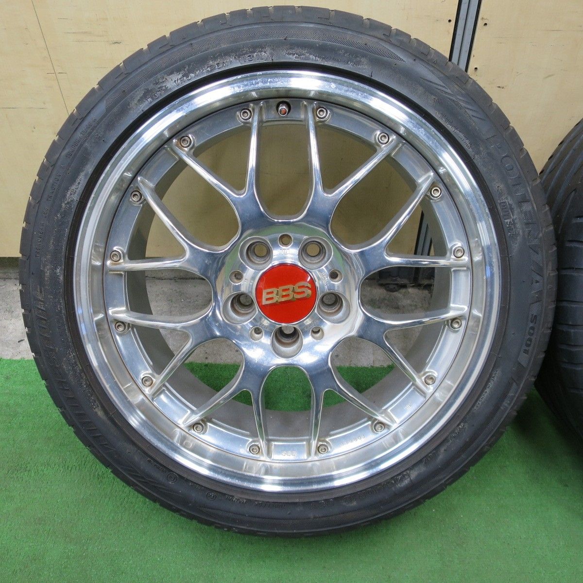 2本価格☆BBS RS910A 245/40R18 ブリヂストン ポテンザ S001 18インチ 
