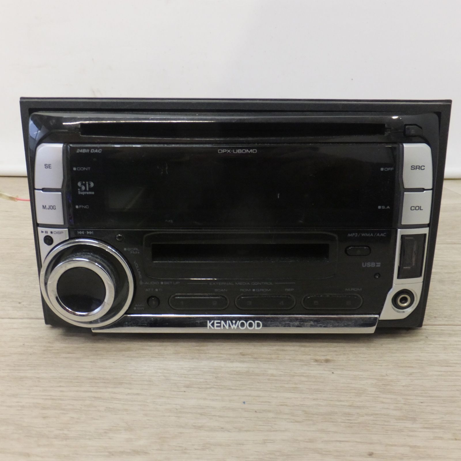 送料無料] ☆ケンウッド KENWOOD カーオーディオ 2DINコンポ CD MD USB