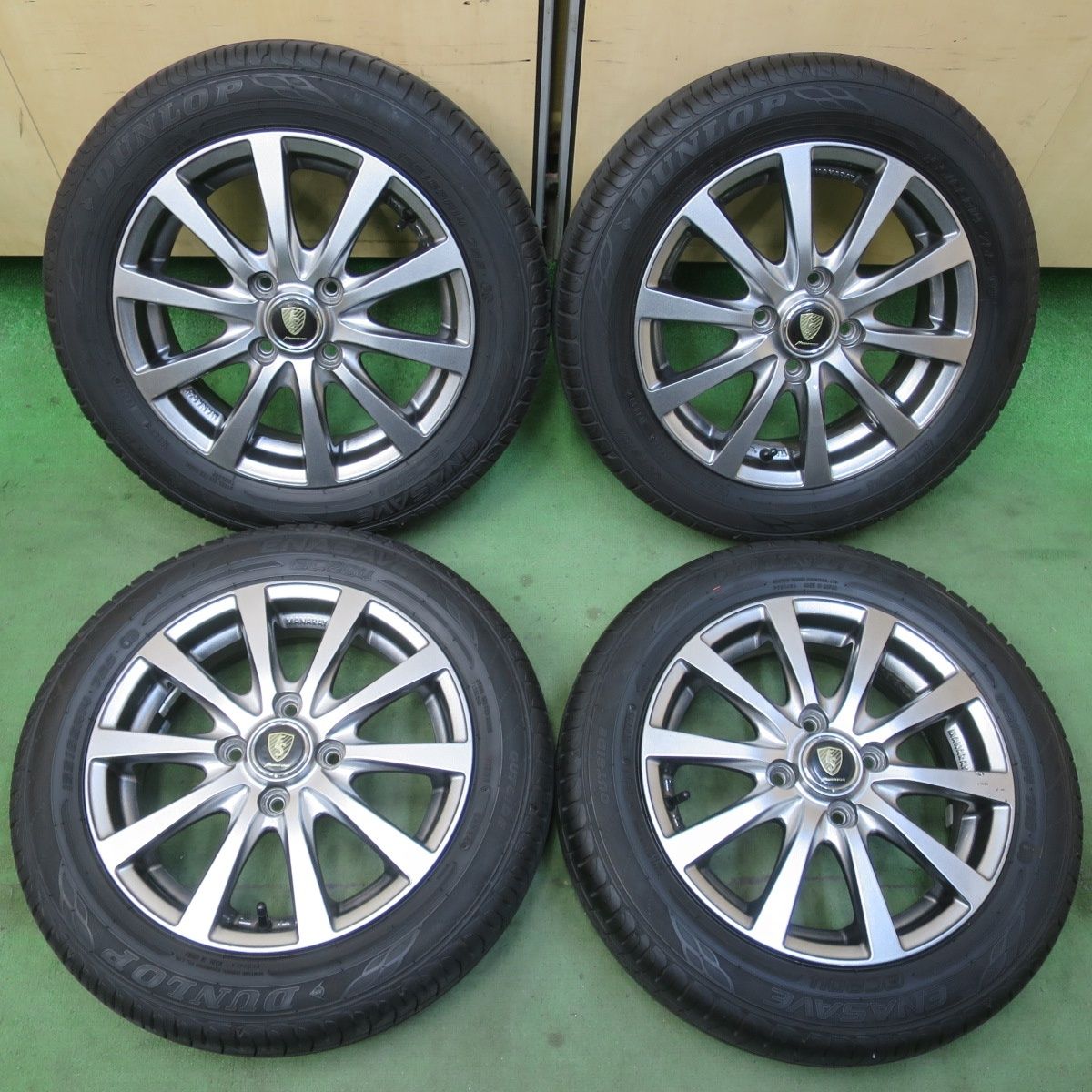 ほぼ未使用！25年☆155/65R14 ダンロップ エナセーブ EC204 MANARAY 