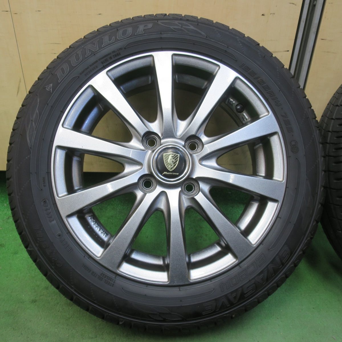 ほぼ未使用！25年☆155/65R14 ダンロップ エナセーブ EC204 MANARAY 