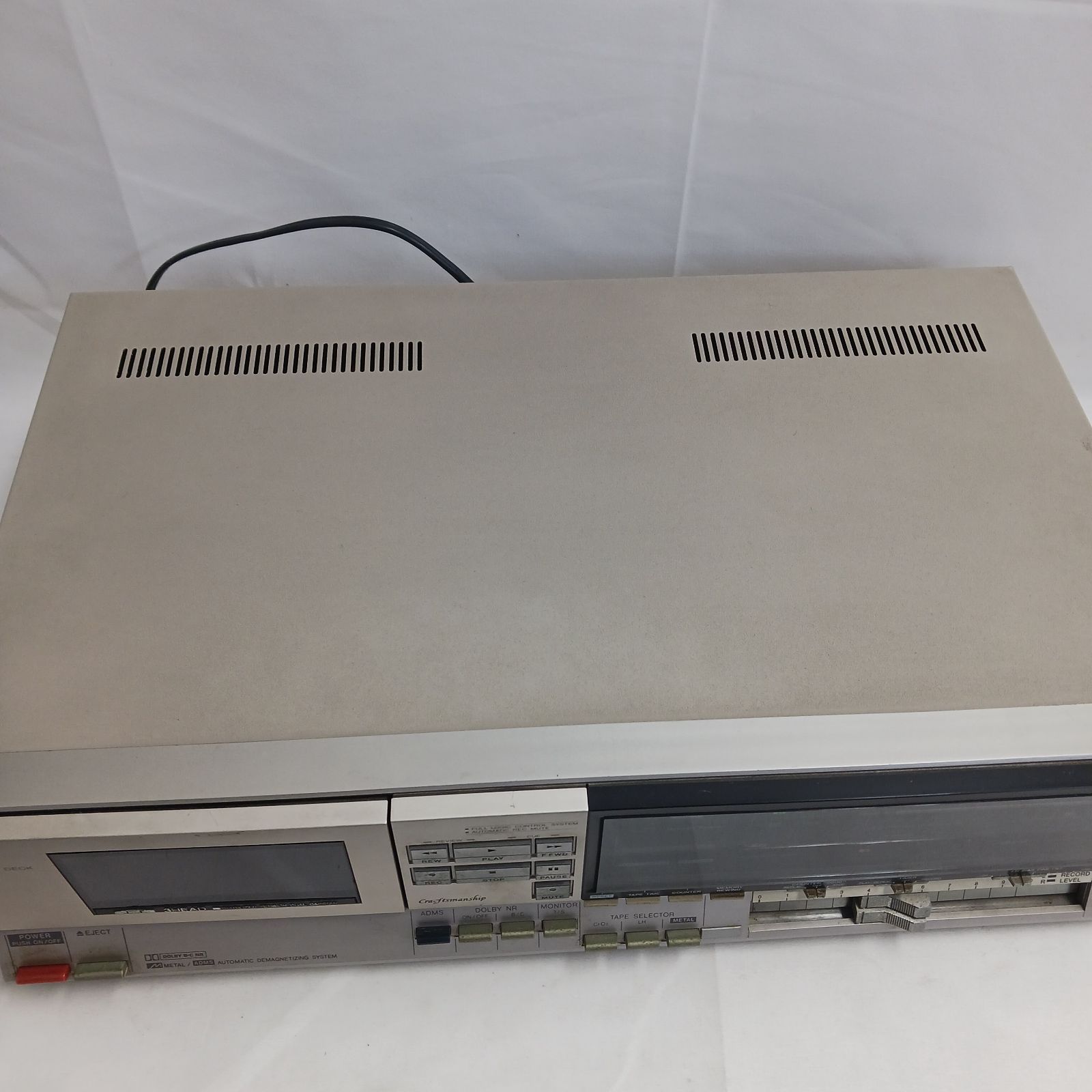 中古品】AIWA（アイワ）ステレオカセットデッキ「AD-FF6」通電確認済