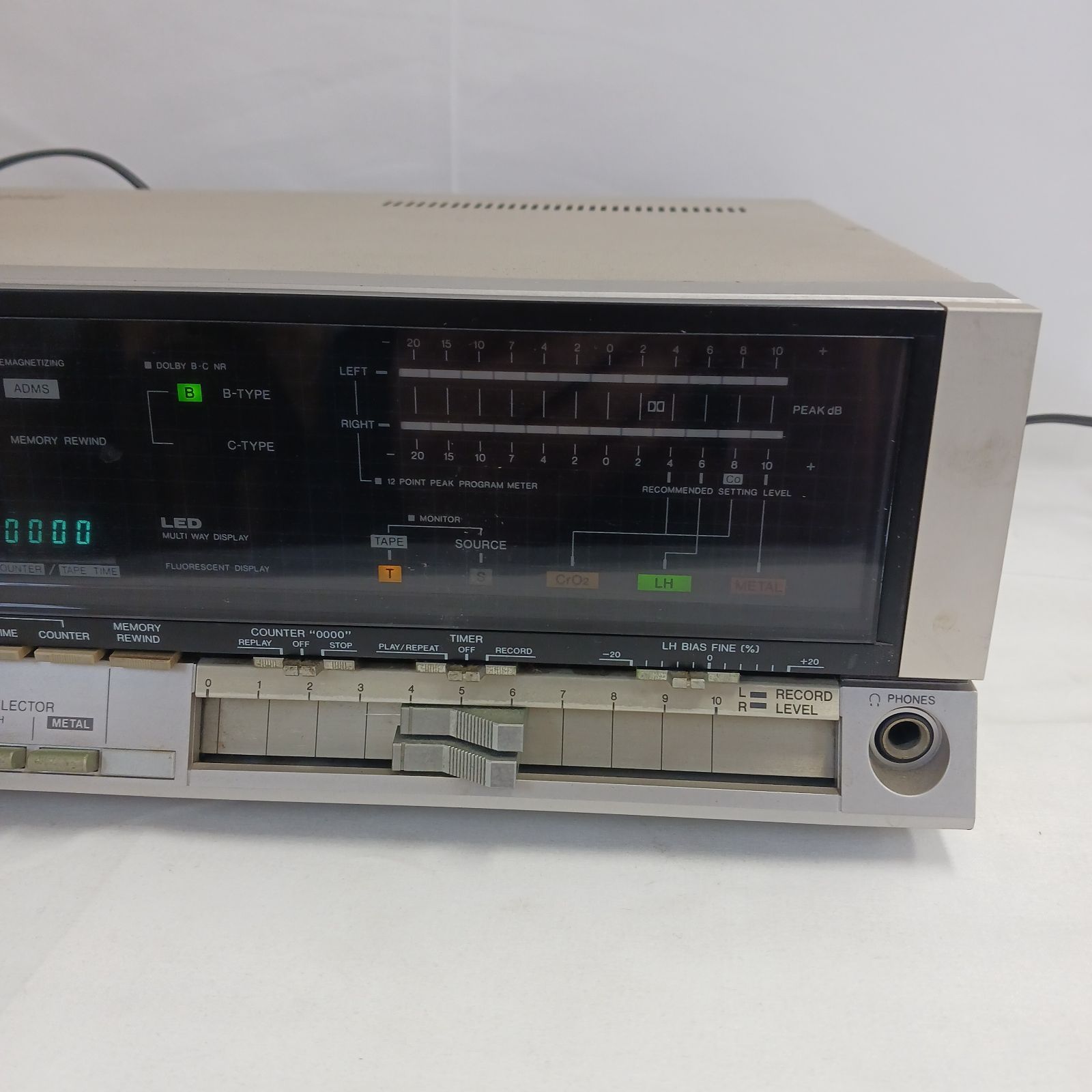 中古品】AIWA（アイワ）ステレオカセットデッキ「AD-FF6」通電確認済