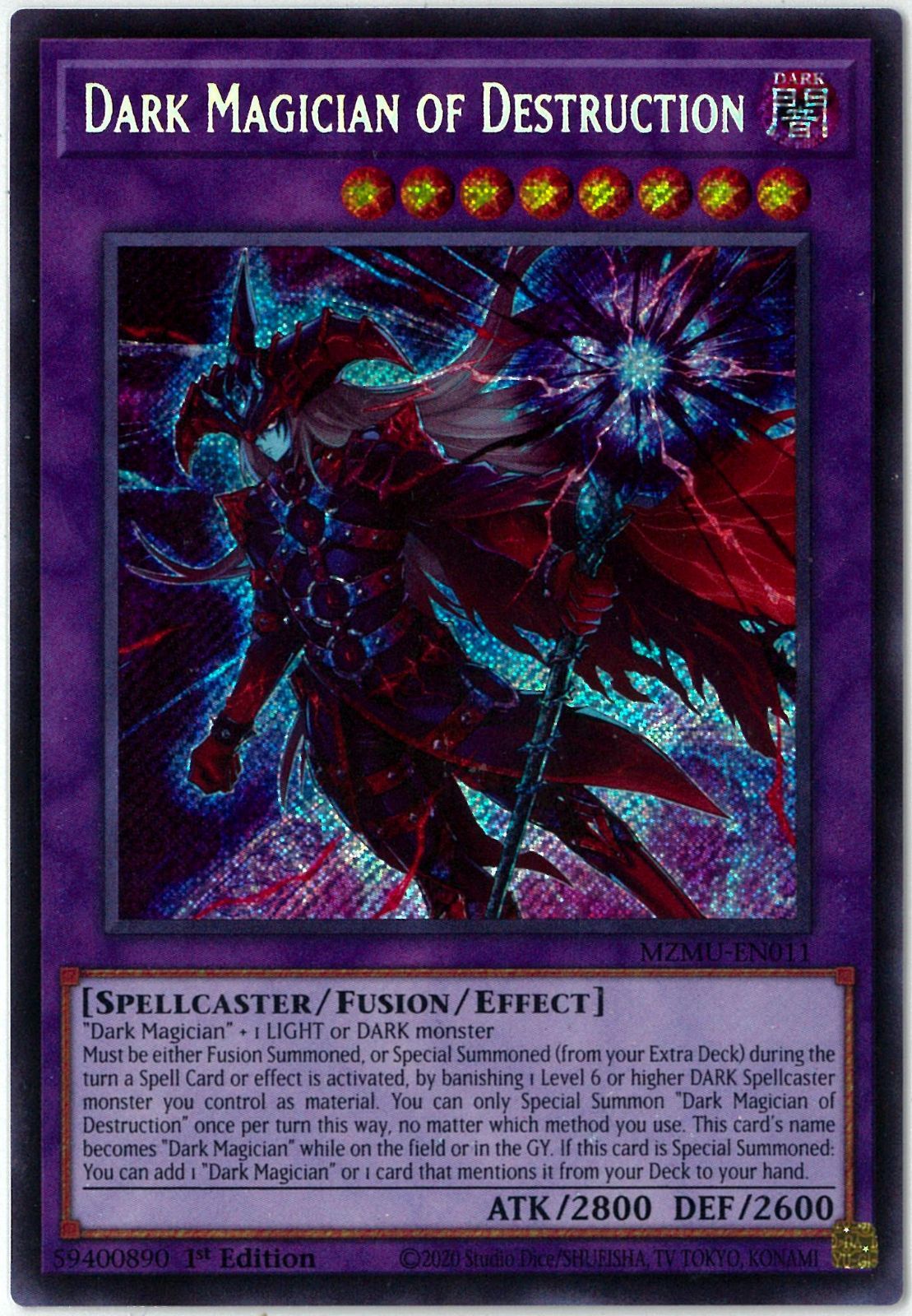 遊戯王/英語版/北米版/滅びの黒魔術師/Dark Magician of Destruction