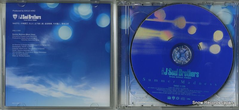 CD】三代目 J SOUL BROTHERS FROM EXILE TRIBE summer madness RZCD