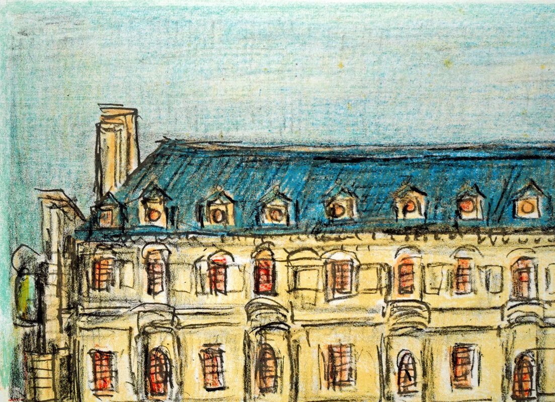 アンドレ コタボ（COTTAVOZ）「シュノンソー城」リトグラフ・限定