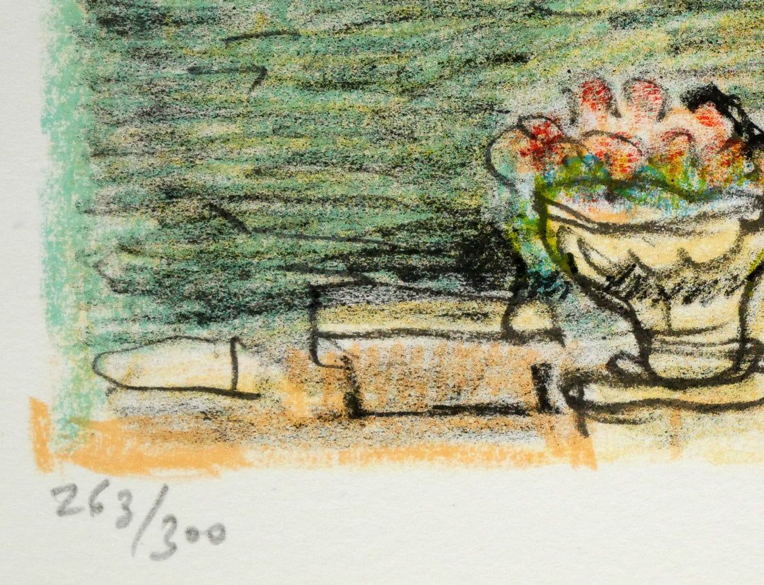 アンドレ コタボ（COTTAVOZ）「シュノンソー城」リトグラフ・限定