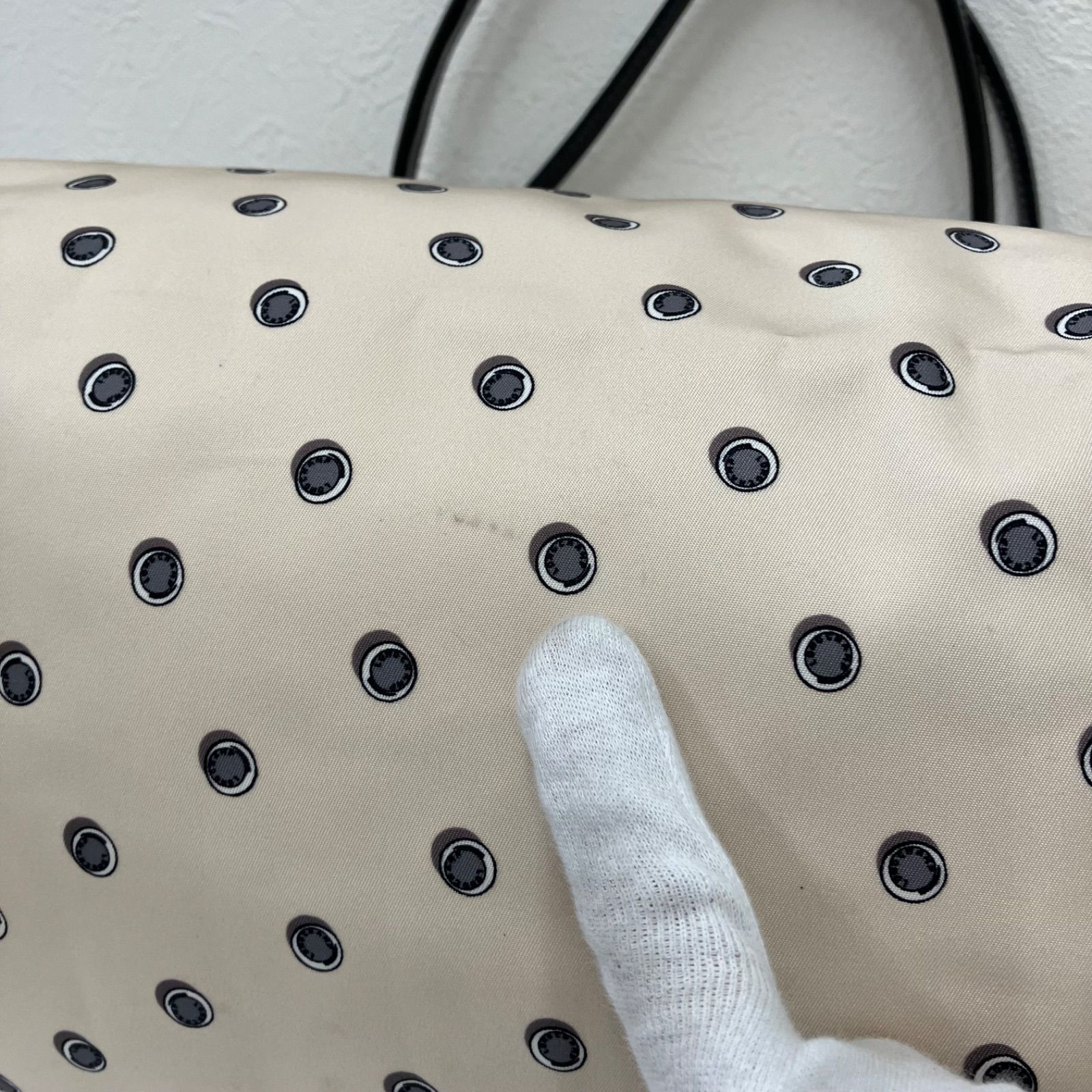 398 LONGCHAMP ロンシャン トートバッグ ルプリアージュ ドット 総柄 