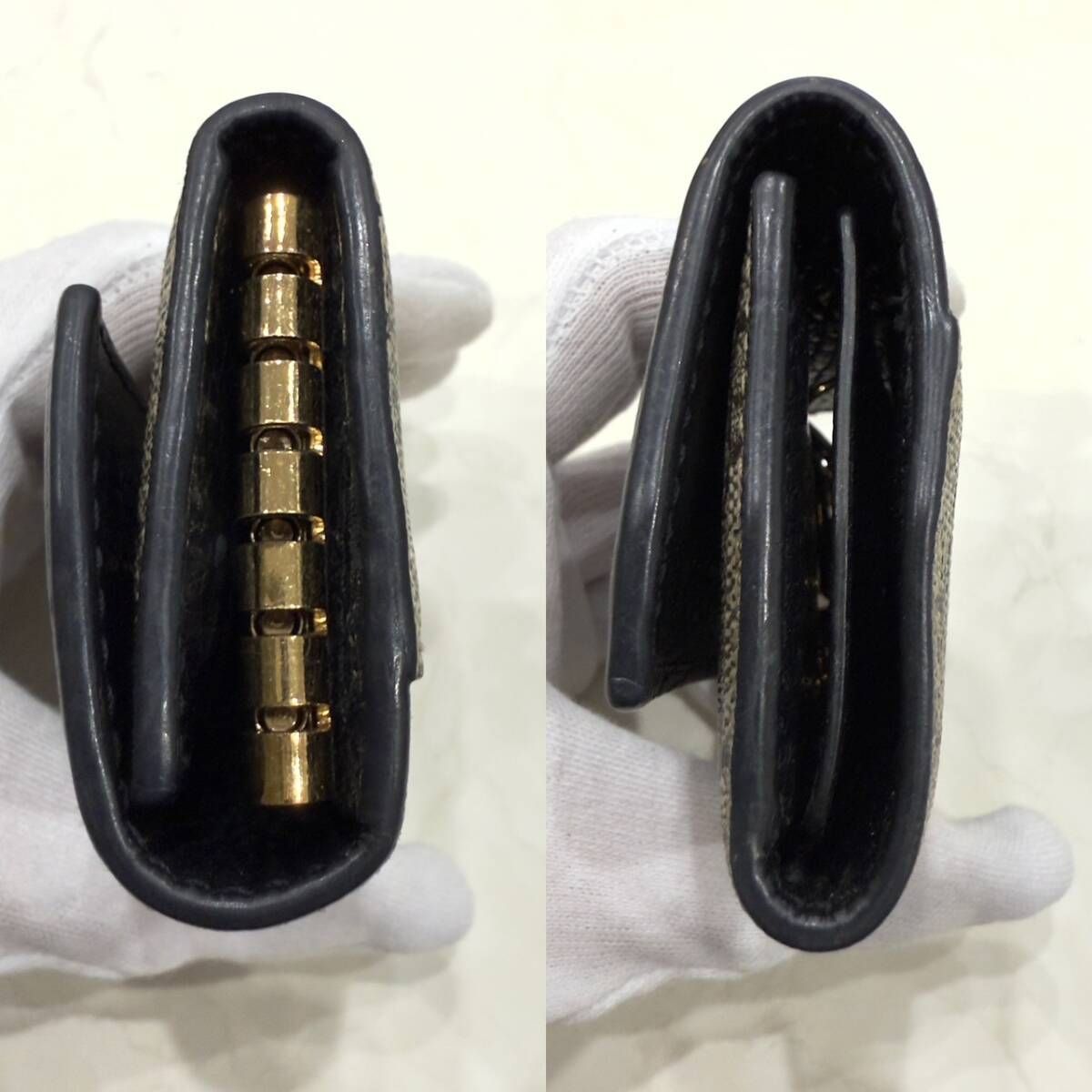 グッチ GUCCI キーケース 6連 GGスプリーム GG マーモント レザー 革