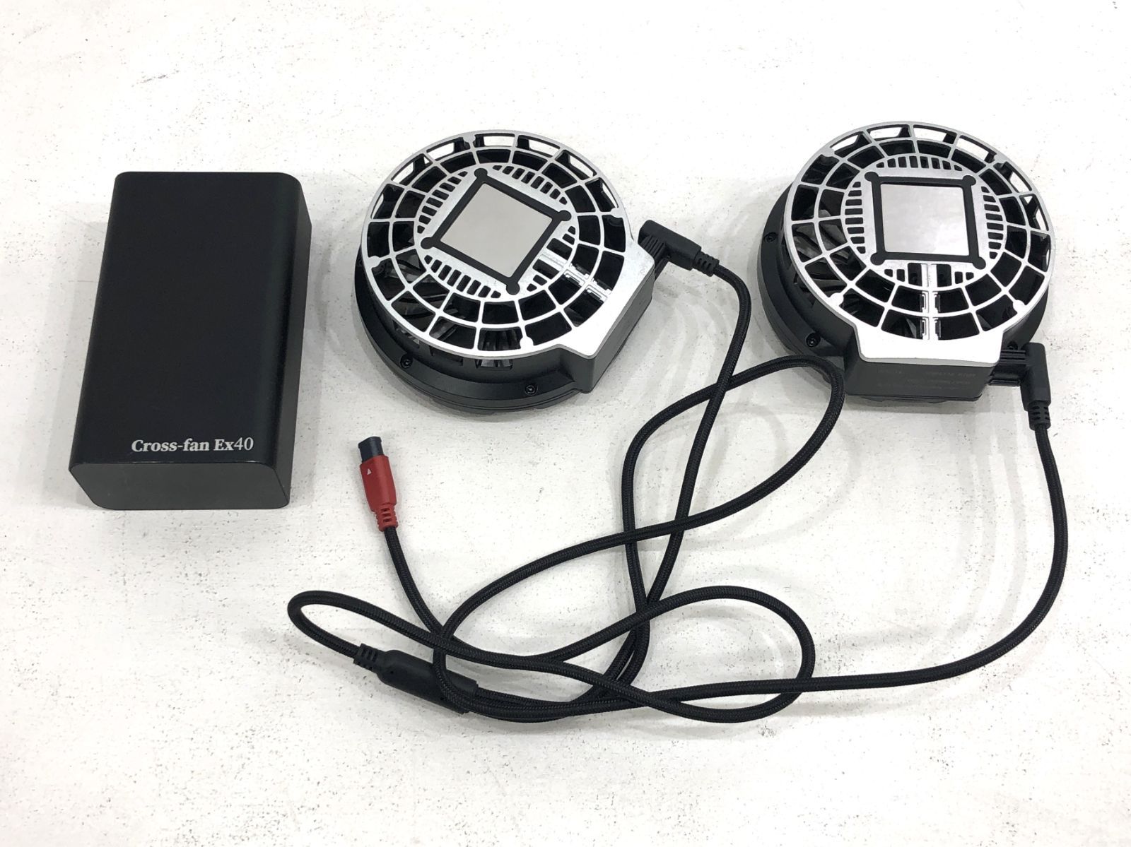 小牧店】ファンユニット＋バッテリー cross fan EX40 ②【T424-3205