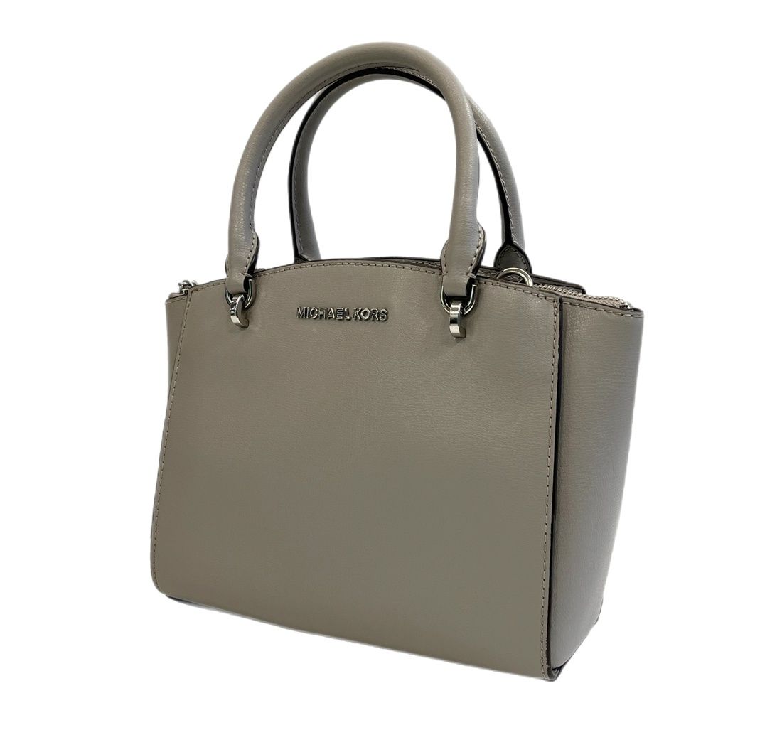 マイケルコース MICHAEL KORS レザー2WAY ショルダーバッグ 無地 DB 