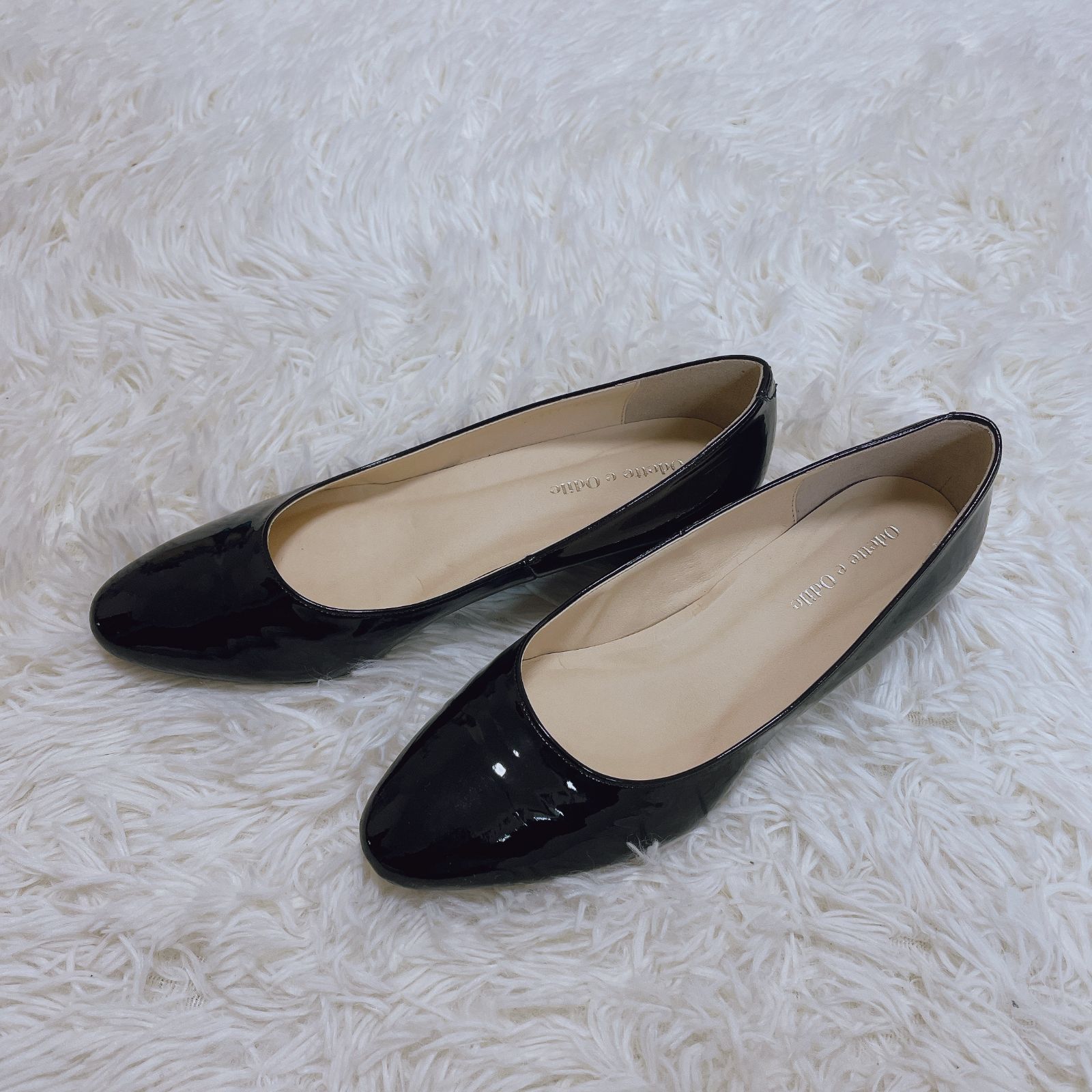美品】Odette e Odile オディットエオディール 23 フラット パンプス