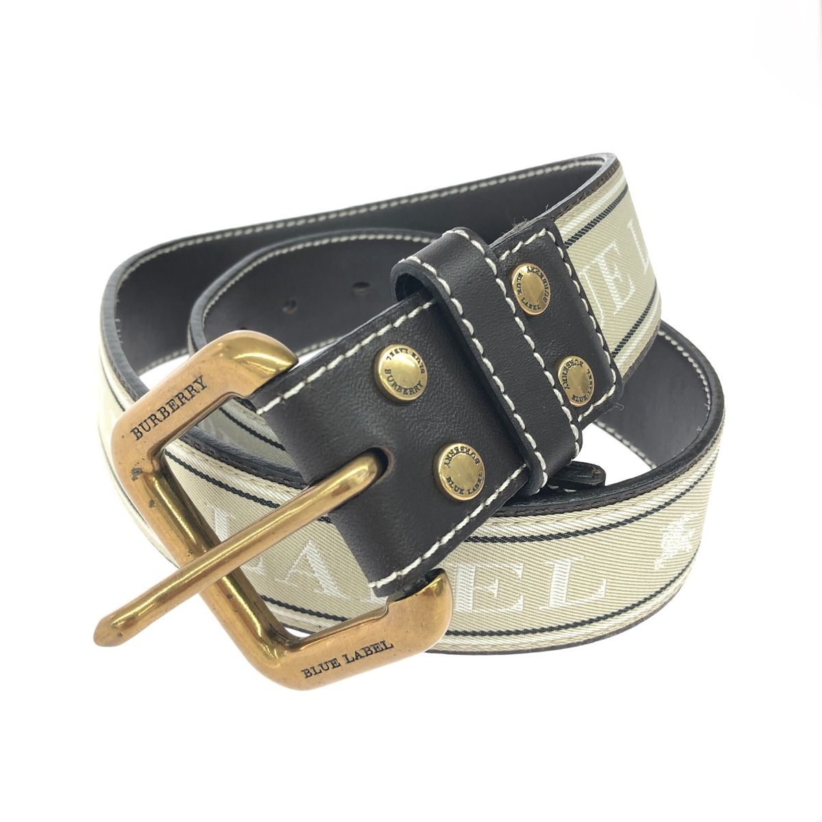 バーバリーブルーレーベル　極美品　コットン　アンサンブル BURBERRY BLUE LABEL - BURBERRY BLUE LABEL バーバリーブルーレーベル
