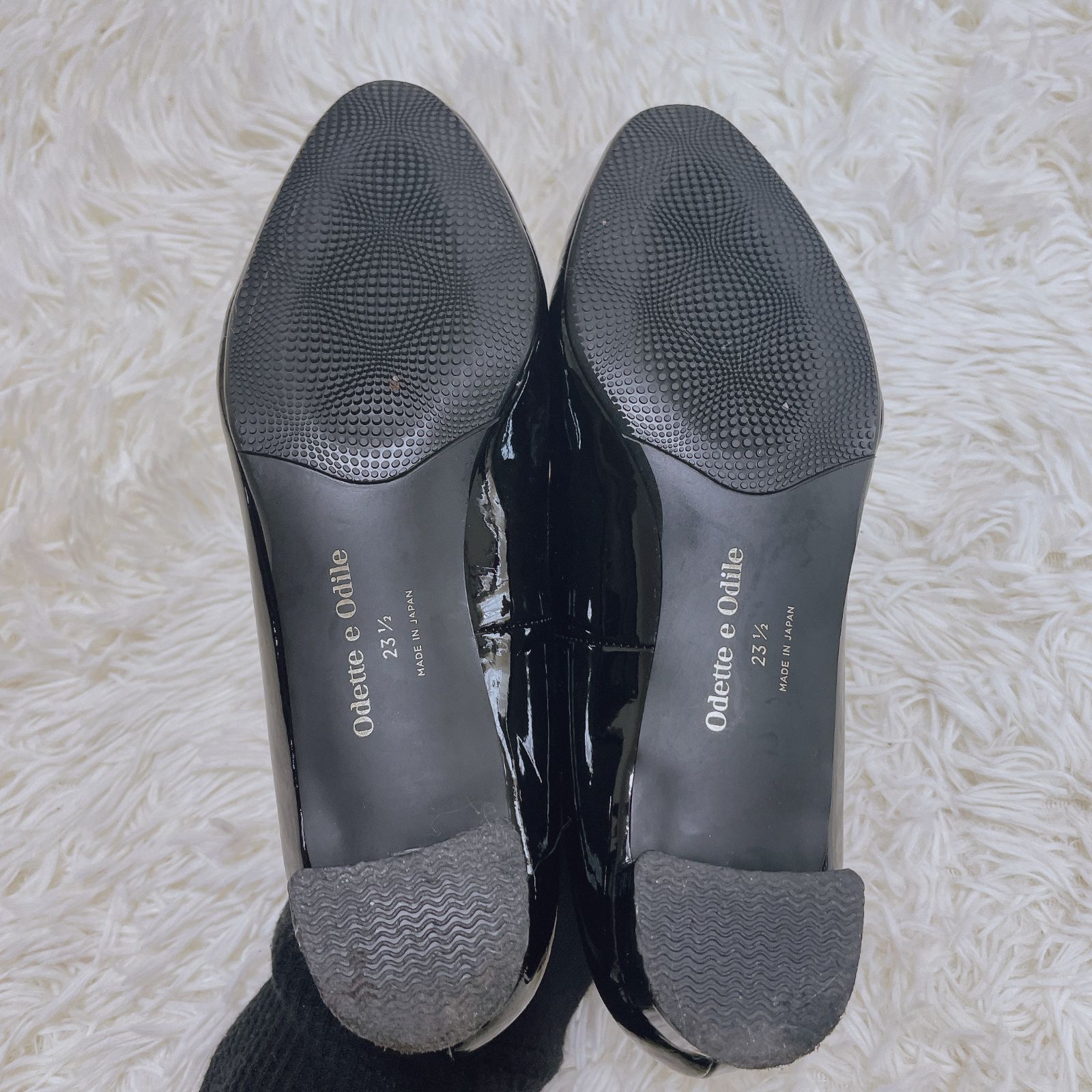 美品】Odette e Odile オディットエオディール 23 フラット パンプス