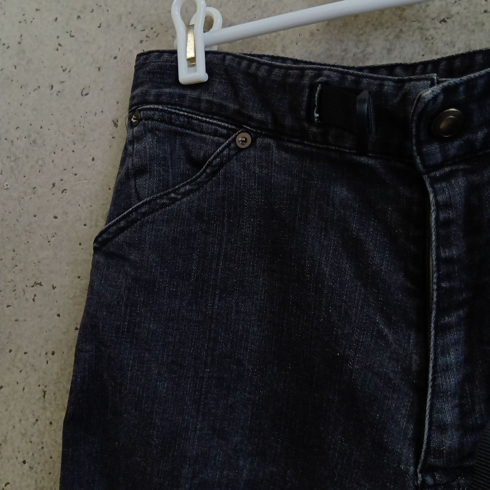 グラミチ DOORS別注 ストレッチデニム パンツ ブラック S 【USED】古着 