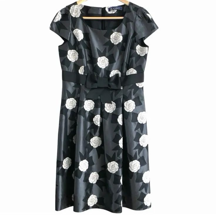 M'S GRACY エムズグレイシー カメリヤ リボン ワンピース 42 - メルカリ