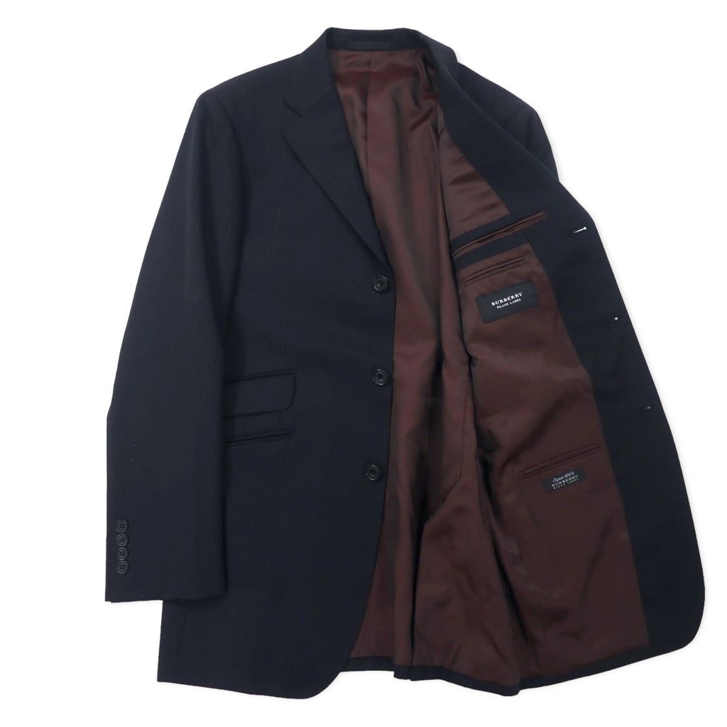 BURBERRY BLACK LABEL 3B スーツ セットアップ 42R ブラック