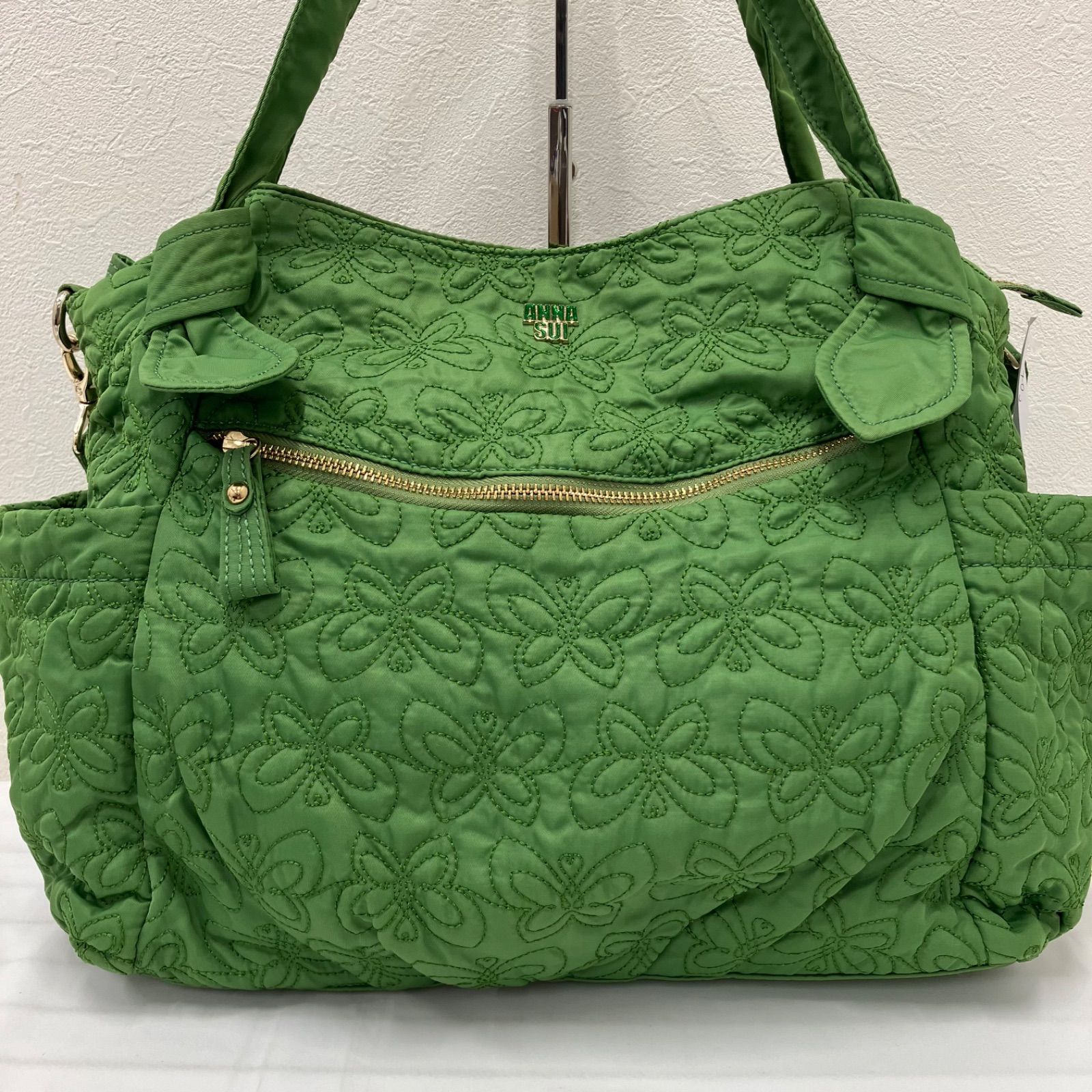 402 ANNA SUI アナスイ トートバッグ 2way ショルダーバッグ 蝶々