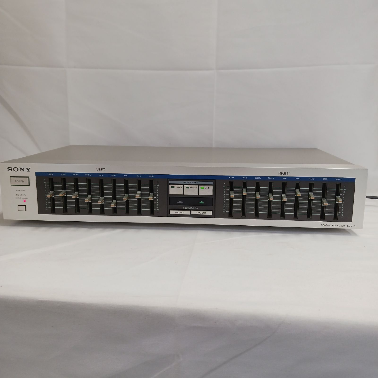 中古品】Sony（ソニー）グラフィックイコライザー「SEQ-9」 通電のみ