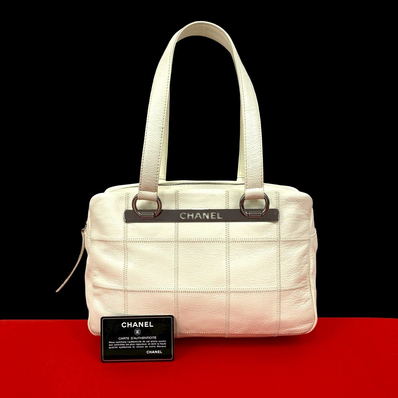 極 美品 カード シール有 9番台 CHANEL シャネル チョコバー キャビア