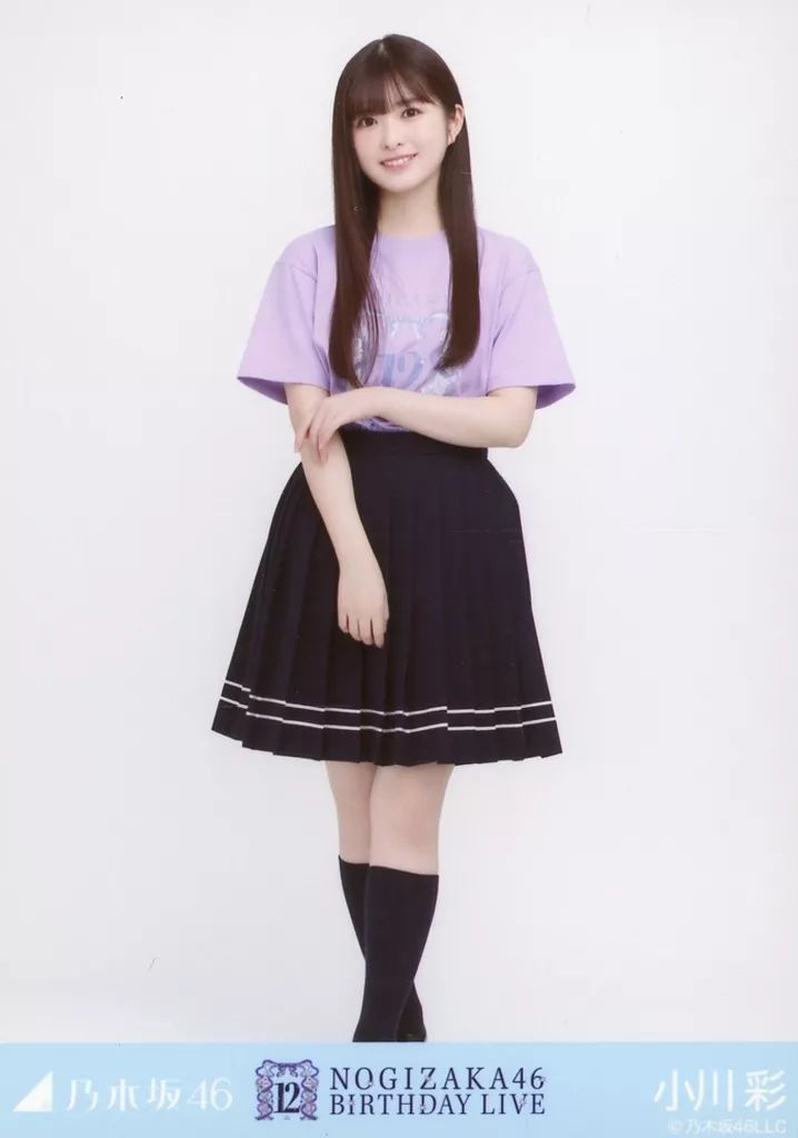 中古】生写真(乃木坂46) 小川彩/全身・「12thBDライブTシャツ