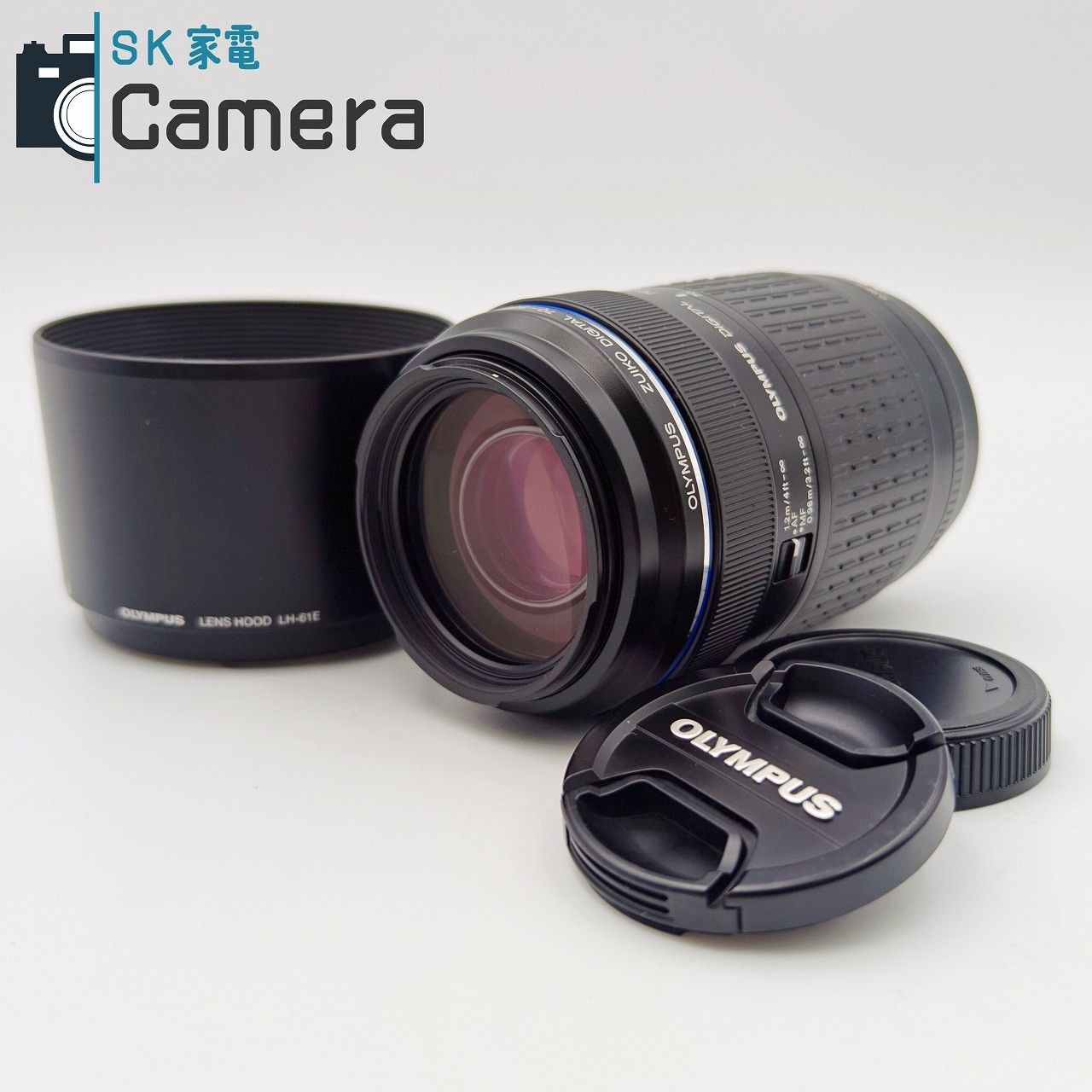 中古】 OLYMPUS DIGITAL 70-300mm F4-5.6 ED フード付 フォーサーズ