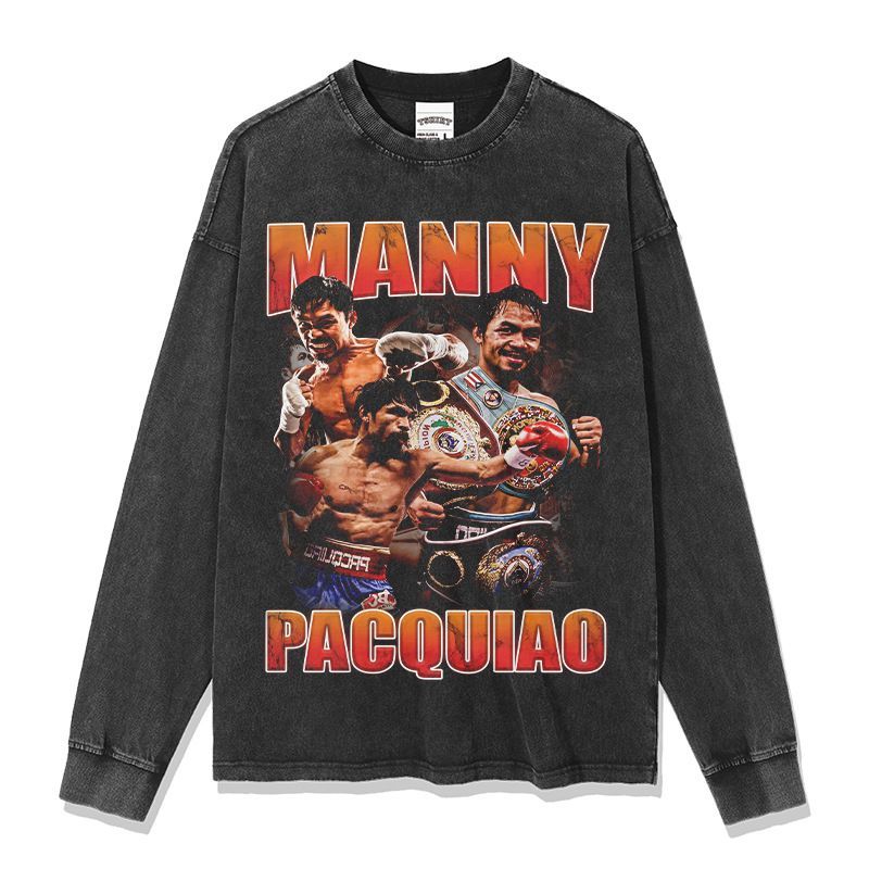 マニー パッキャオ Manny Pacquiao 格闘技 ヴィンテージ加工 コットン
