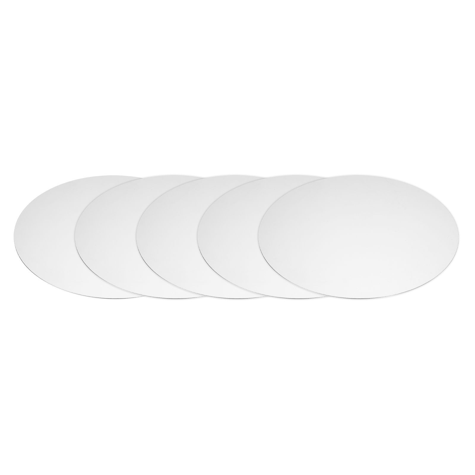 uxcell ステンレス鋼製ディスク 5枚セット 100x1mm 金属製丸型スタンプ