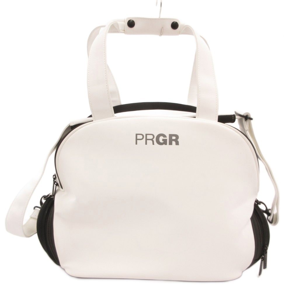 プロギア PRGR ボストンバッグ ロゴ ショルダー 白 ホワイト /JS