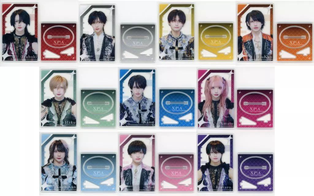 中古】アクリルスタンド・アクリルパネル 全10種セット XP!A アクリル