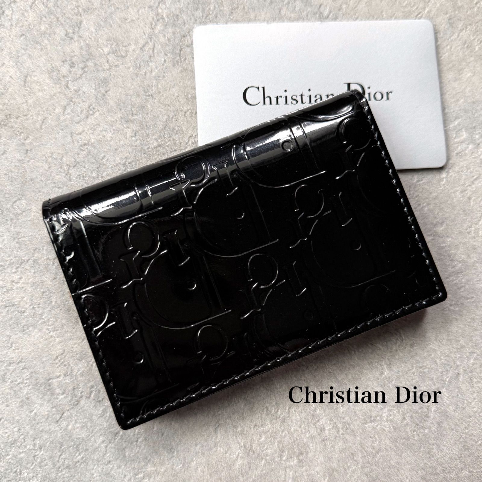 極美品 Christian Dior クリスチャンディオール トロッター 二つ折り 