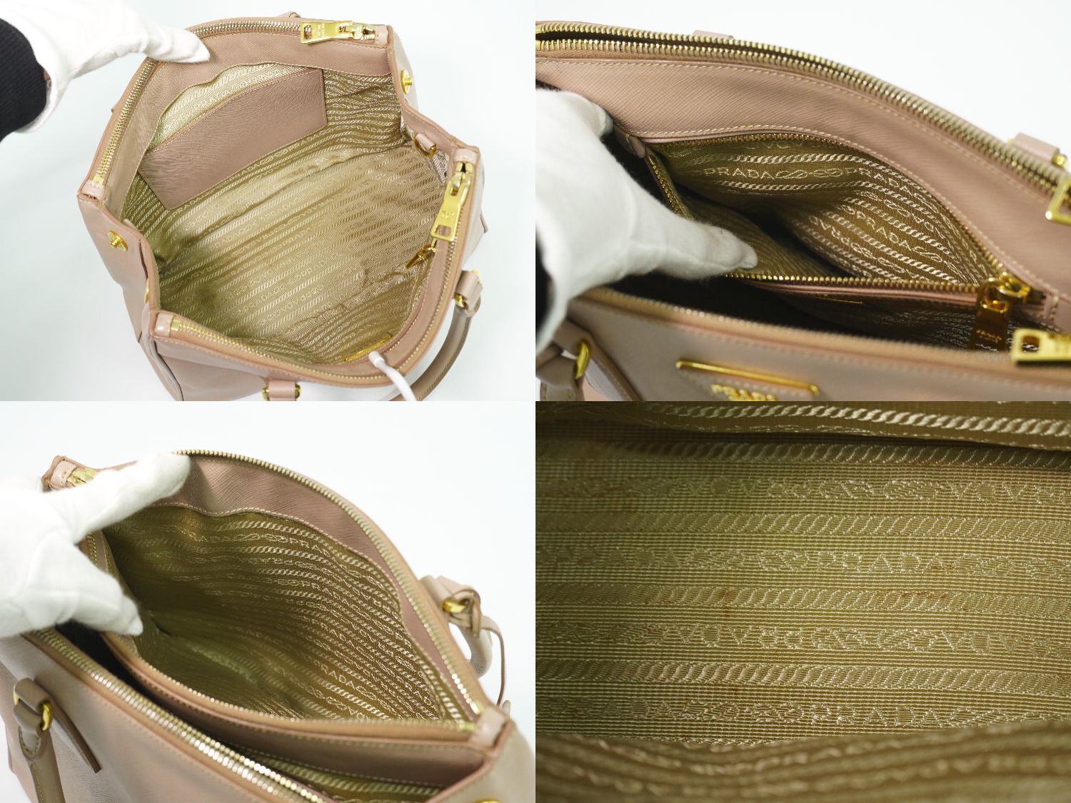 本物 プラダ PRADA ガレリア 2WAY ショルダーバッグ ハンドバッグ