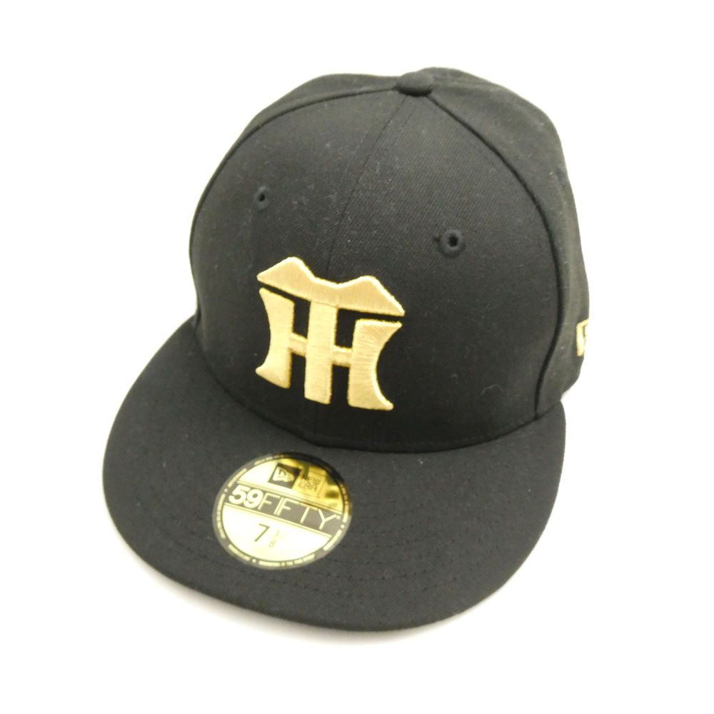 未使用 NEW ERA ニューエラ キャップ 7 1/8 56.8cm コットン 他 阪神