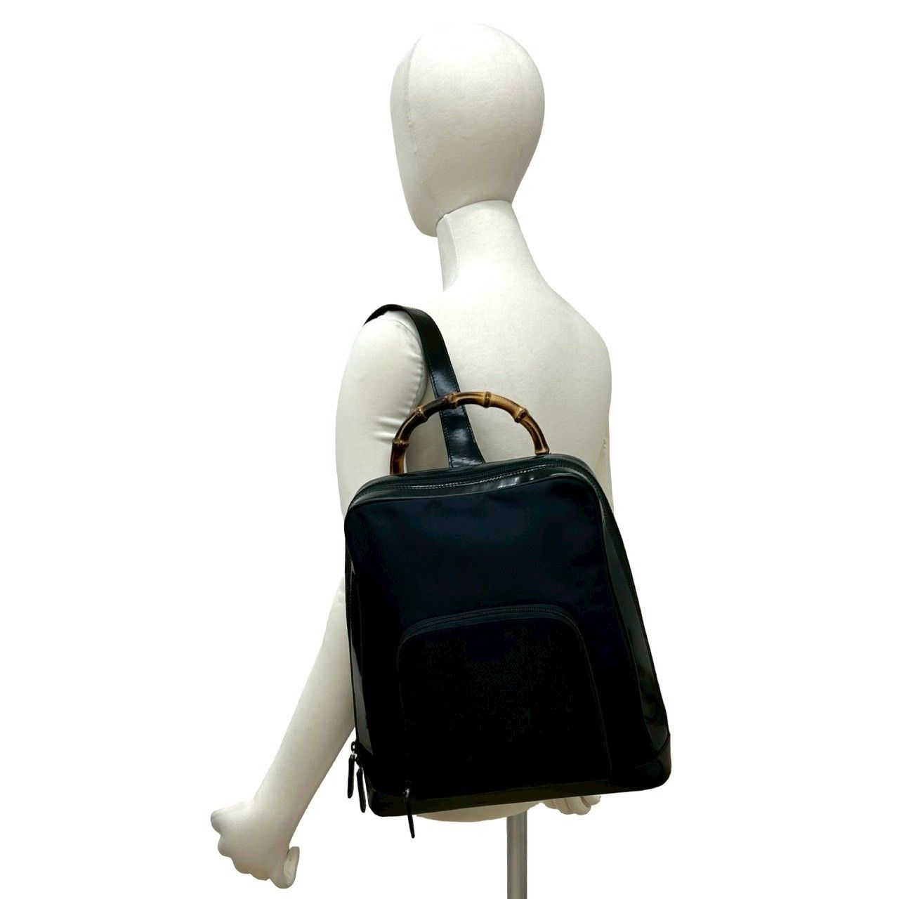 極 美品 袋付き GUCCI グッチ オールドグッチ ヴィンテージ バンブー