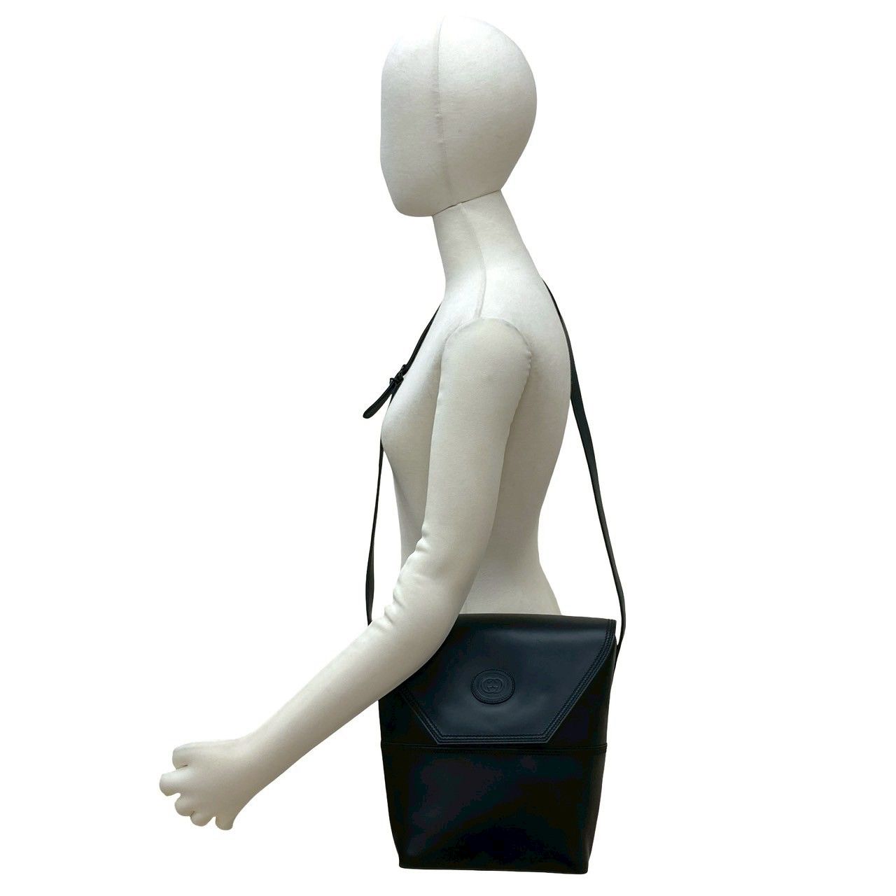 極 美品 GUCCI グッチ オールドグッチ ヴィンテージ GG ロゴ エンボス