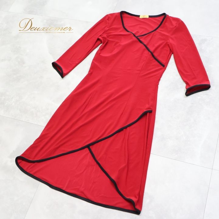 フラメンコ 衣装 ワンピース ドレス レッド系 ブラック系 ドセデル